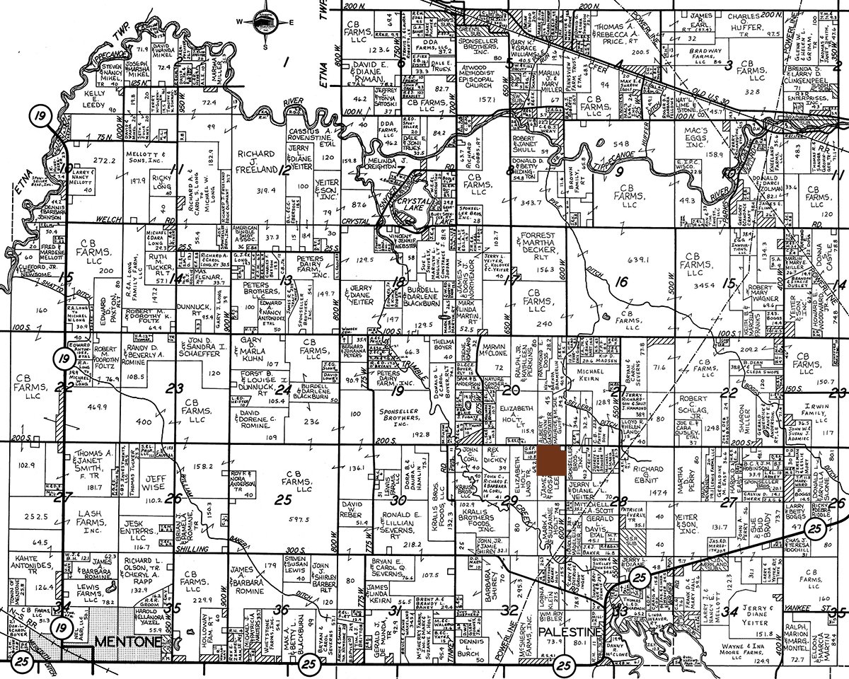 Plat map - REAL ESTATE AUCTION, 39+/- Acres offered in 3 Tracts