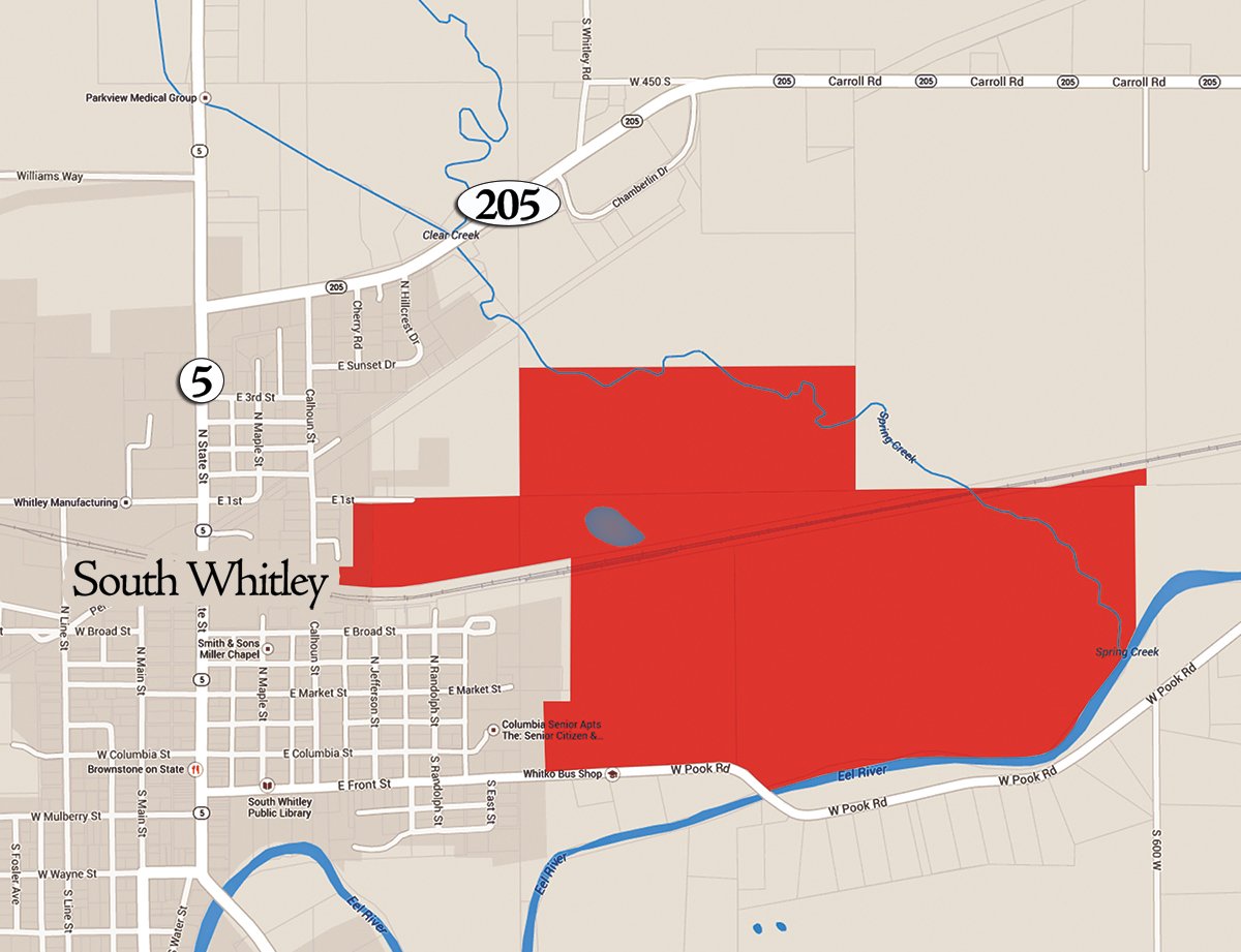 Area map - POSTPONED! LAND AUCTION, 192+/- Acres offered in 2 Tracts