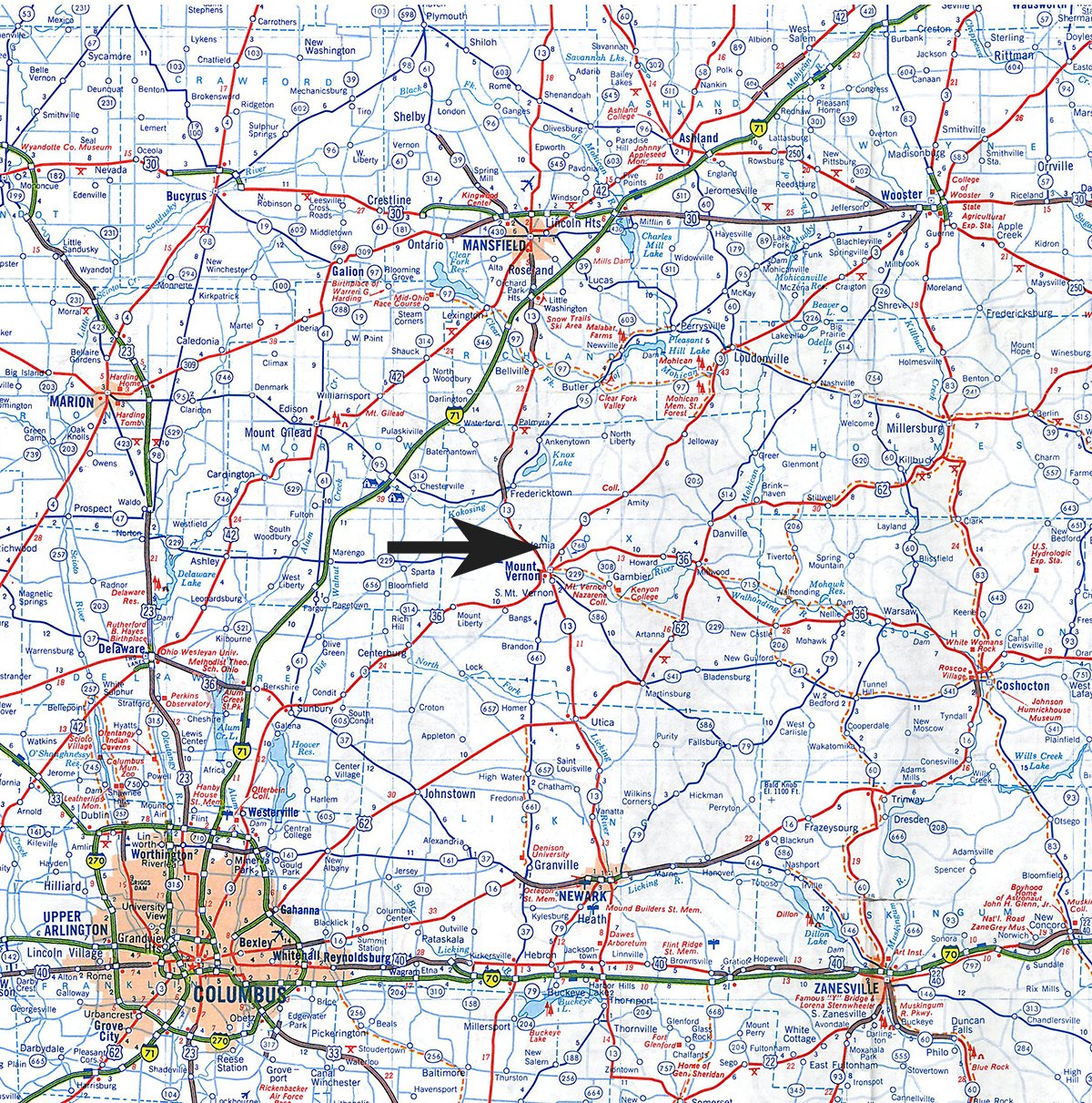 Area map - FARM EQUIPMENT WAGGONER AUCTION
