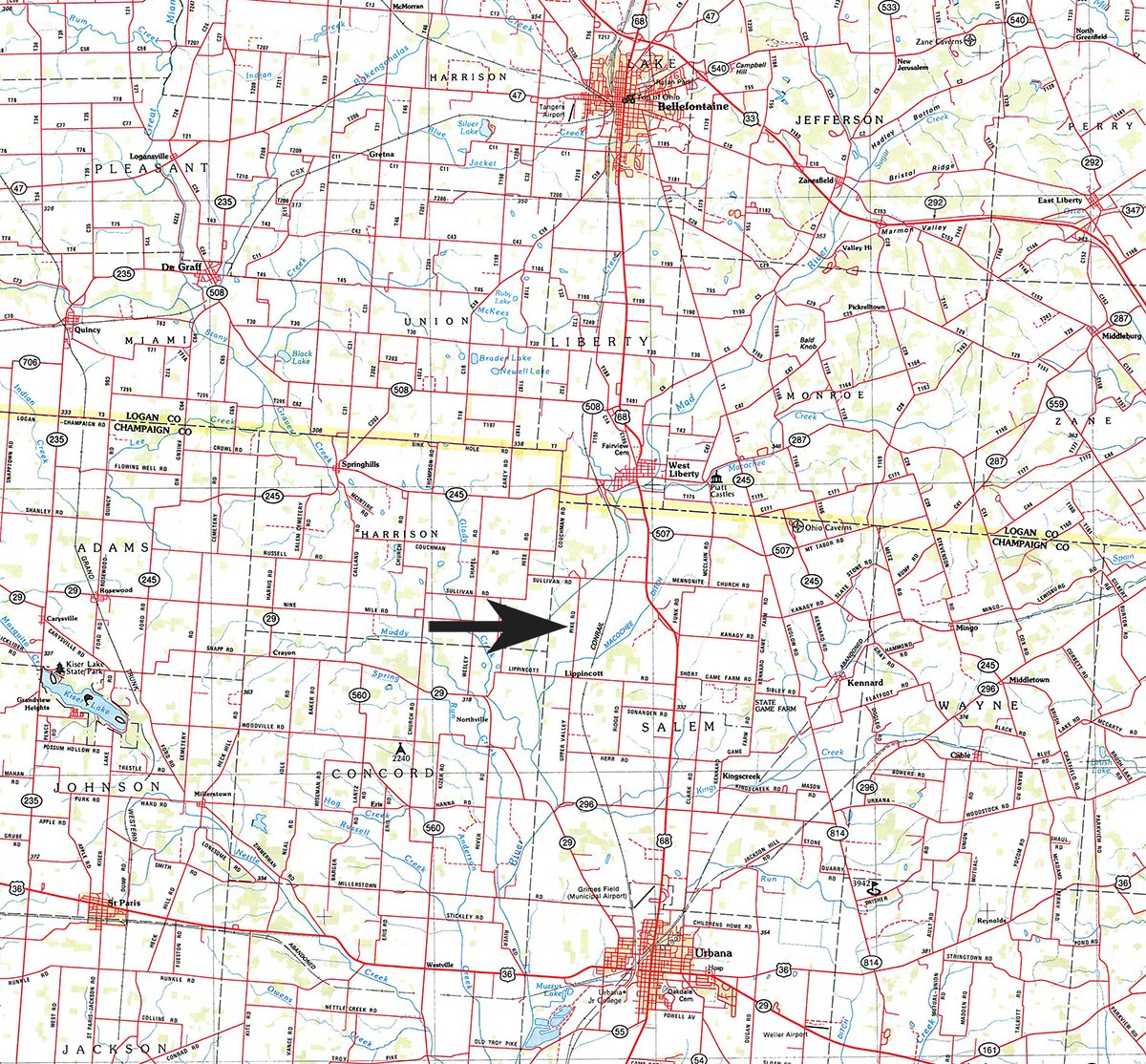 Area map - FARM EQUIPMENT HAULMAN AUCTION