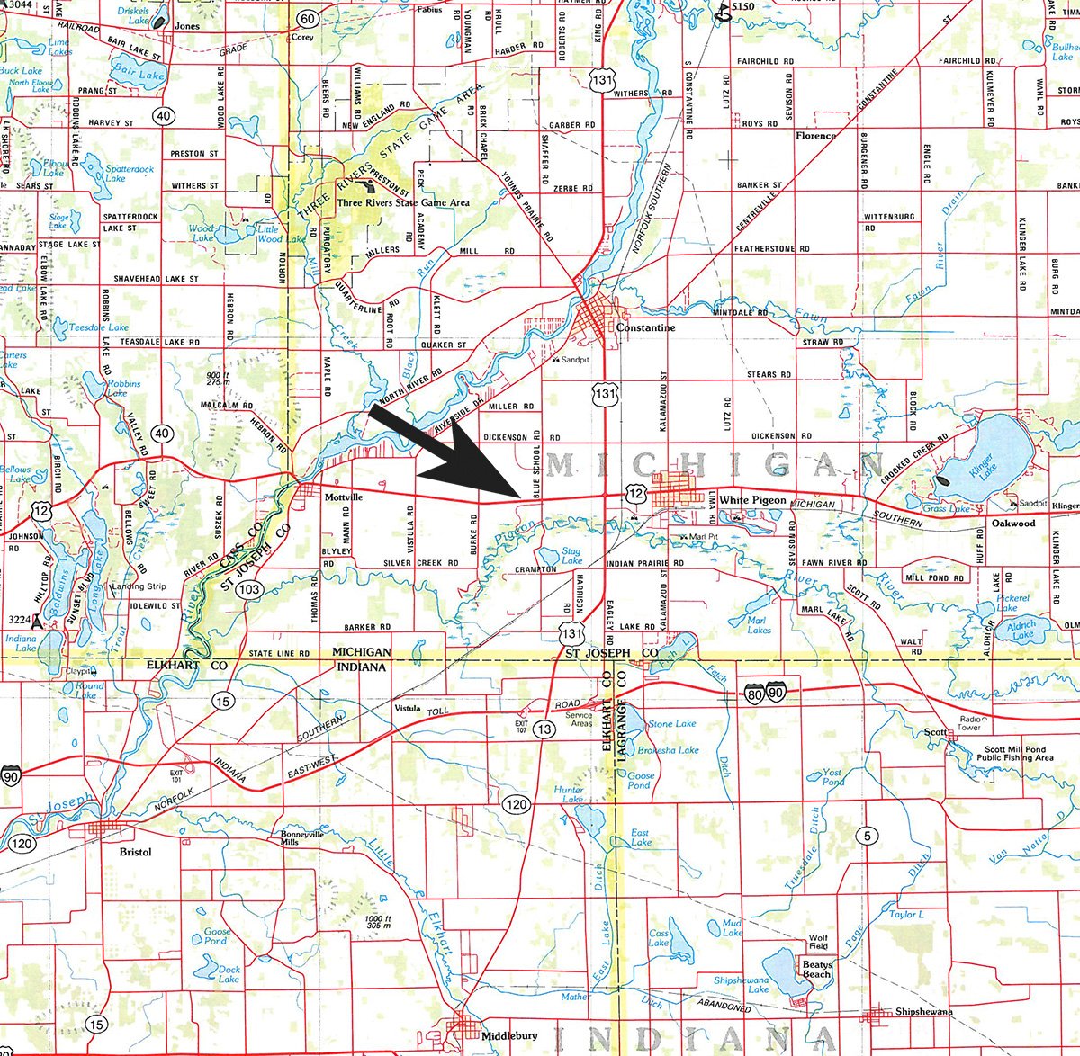 Area map - EQUIPMENT AUCTION, MILLIMAN TRUST