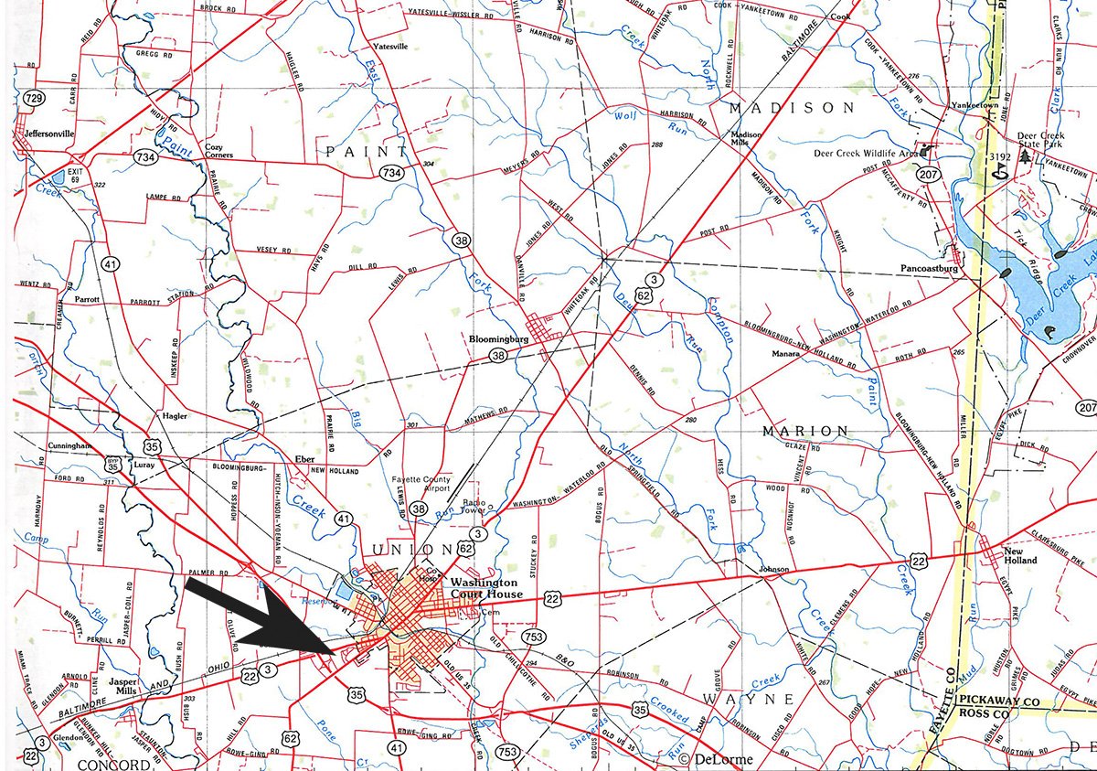 Area map - FARM EQUIPMENT AUCTION
