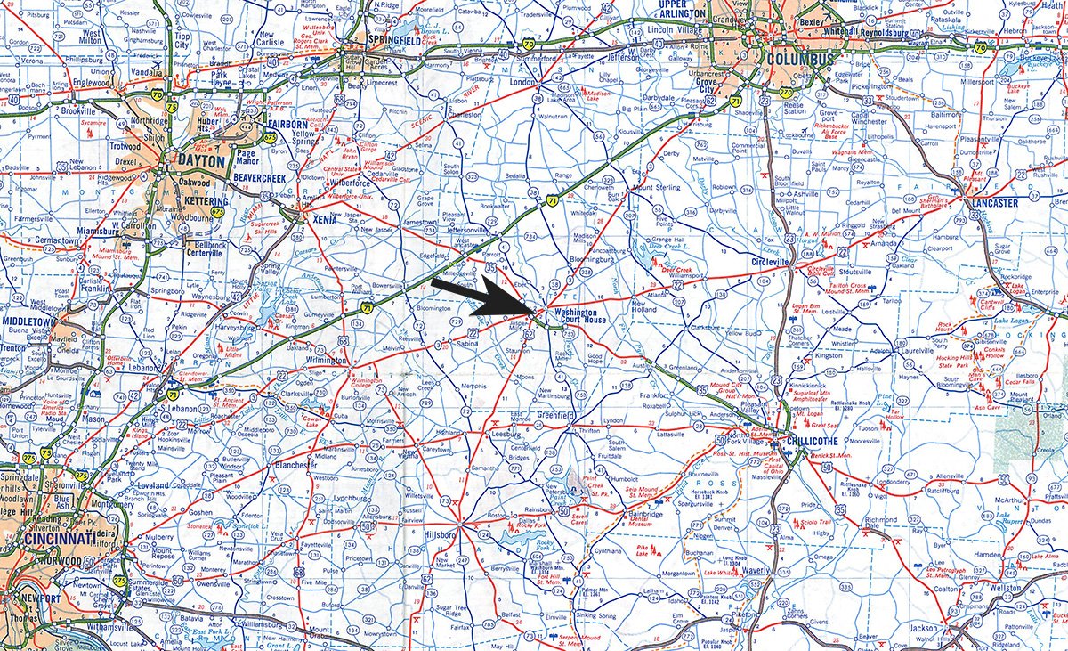 Area map - FARM EQUIPMENT AUCTION