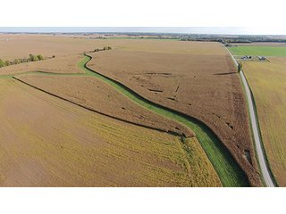 Nice 80 acre farm located a mile west of Kirklin in southern Clinton County.  Excellent road frontage along CR 580E of 2500'. - 80 Acre Clinton County Indiana Farm - Near Kirklin