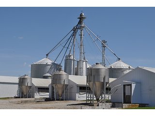 Swine operation.  Farmland has high productivity.  2013 Harvest yield was 256 bu/ac. - Swine Operation "Unit A"