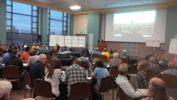 Land auction in Owasso and Sperry draws big crowd for Schrader auction, as land sells for $3.4 million