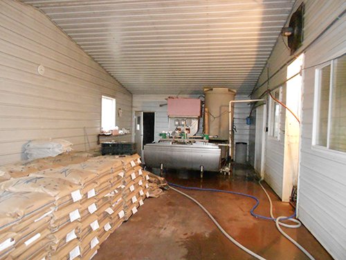 feed room in veal barn - REAL ESTATE AUCTION-25 ACRES OFFERED IN 2 TRACTS IN NE ALLEN COUNTY
