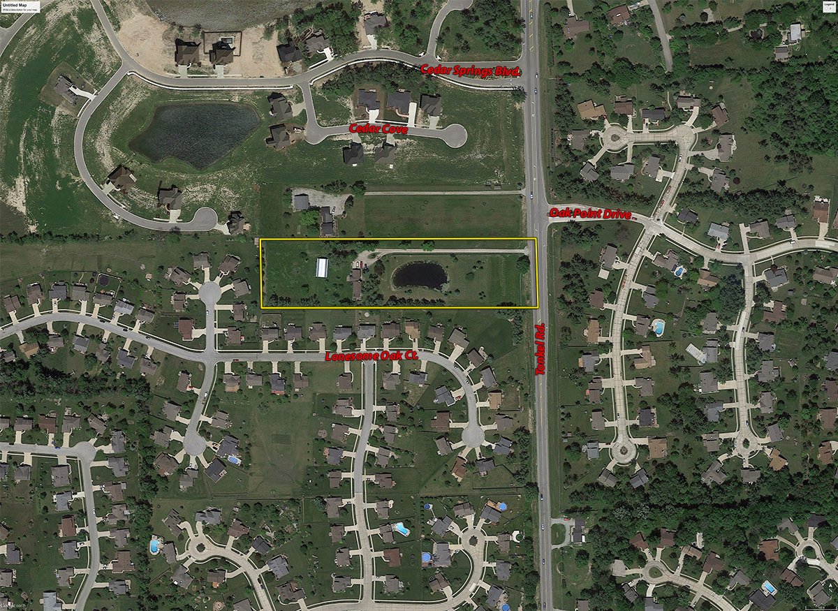 Tract map - REAL ESTATE AUCTION - 4.3 ACRES IN ALLEN COUNTY