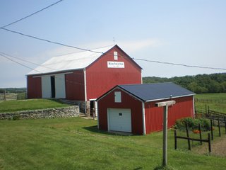 Excellent horse/cattle farm. 3/4 of the farm has new horse fence. 47 acres of pasture/hay ground, 63 acres of cropland, and 10.5 acres of walnut plantation. Water to pastures.  Great location.  36' x 100' pole barn. - PRICE REDUCED......Beautiful Southeast Indiana Livestock Type Farm