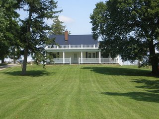 Excellent horse/cattle farm. 3/4 of the farm has new horse fence. 47 acres of pasture/hay ground, 63 acres of cropland, and 10.5 acres of walnut plantation. Water to pastures.  Great location.  36' x 100' pole barn. - PRICE REDUCED......Beautiful Southeast Indiana Livestock Type Farm