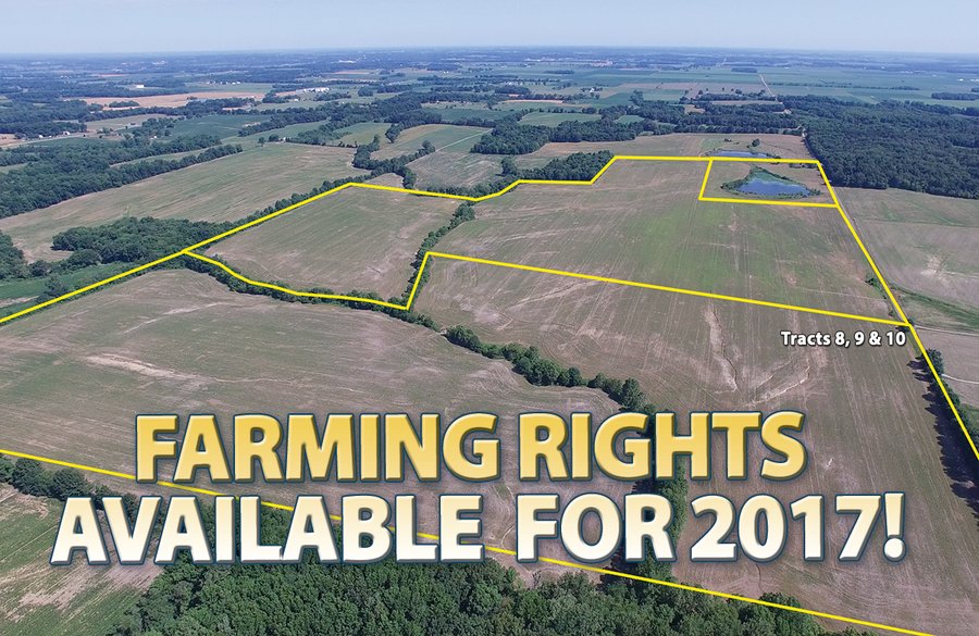 ILLINOIS LAND AUCTION - 705+/- ACRES OFFERED IN 16 TRACTS IN EDWARDS COUNTY, ILLINOIS