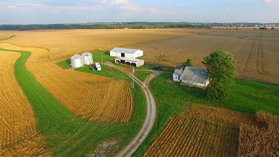 HIGH QUALITY CROPLAND AUCTION - 671+/- ACRES - FOUR FARMS - 8 TRACTS IN UNION COUNTY, INDIANA