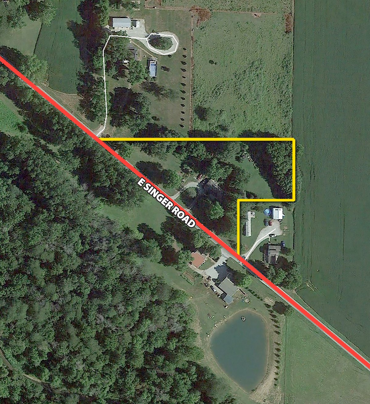 Tract map - REAL ESTATE AUCTION IN WABASH COUNTY, INDIANA