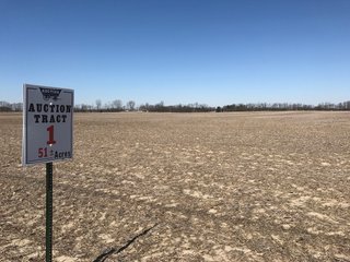 TRACT 1 - LAND AUCTION - 119+/- ACRES OFFERED IN 4 TRACTS IN HAMILTON COUNTY, INDIANA