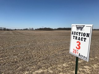 TRACT 3 - LAND AUCTION - 119+/- ACRES OFFERED IN 4 TRACTS IN HAMILTON COUNTY, INDIANA