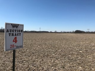 TRACT 4 - LAND AUCTION - 119+/- ACRES OFFERED IN 4 TRACTS IN HAMILTON COUNTY, INDIANA