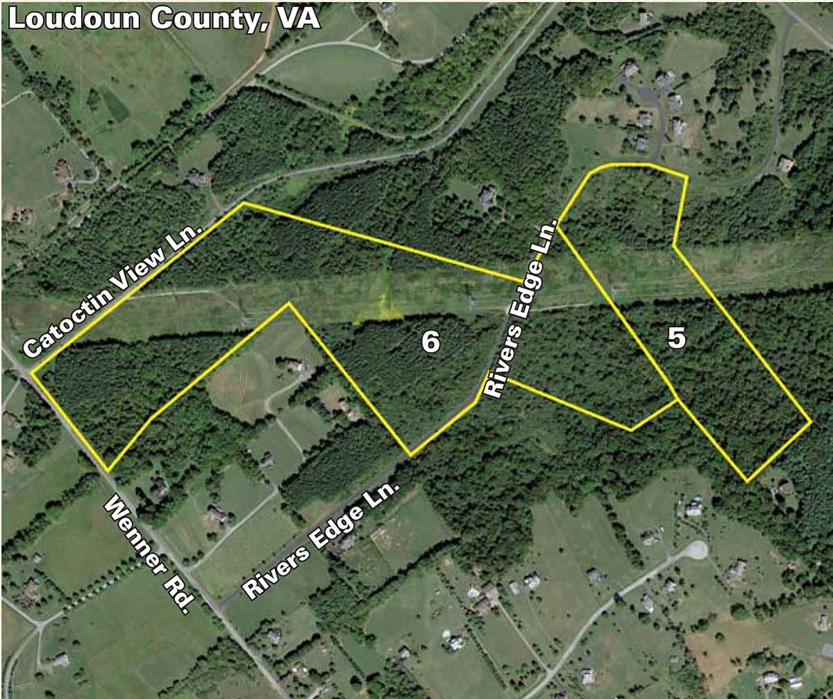 TRACT 5 & 6 - ABSOLUTE REAL ESTATE AUCTION - 222.5+/- ACRES OFFERED IN 7 TRACTS IN FREDERICK CO., MD, LOUDOUN CO., VA & JEFFERSON CO., WV