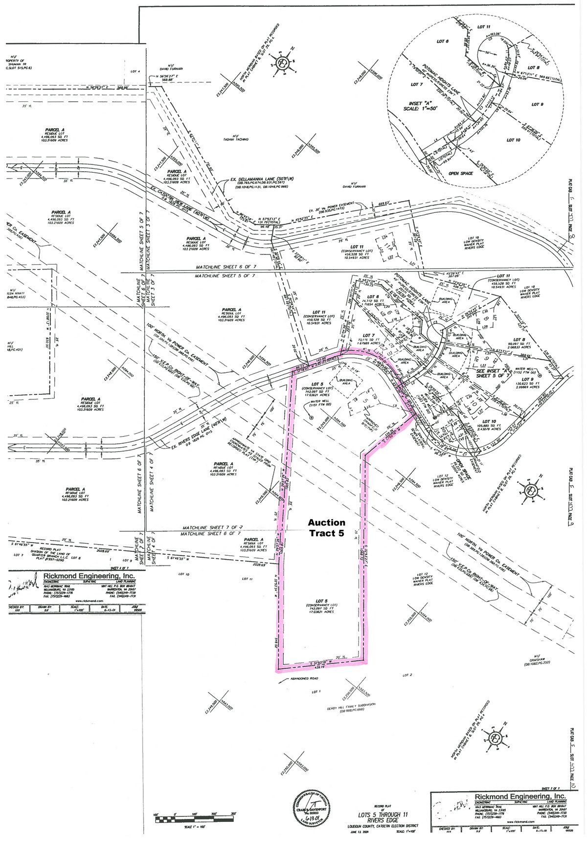 TRACT 5 - ABSOLUTE REAL ESTATE AUCTION - 222.5+/- ACRES OFFERED IN 7 TRACTS IN FREDERICK CO., MD, LOUDOUN CO., VA & JEFFERSON CO., WV