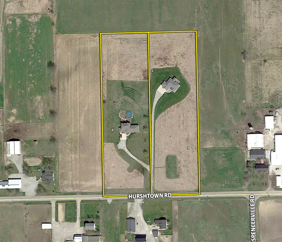Tract map - REAL ESTATE AUCTION IN ALLEN COUNTY, INDIANA