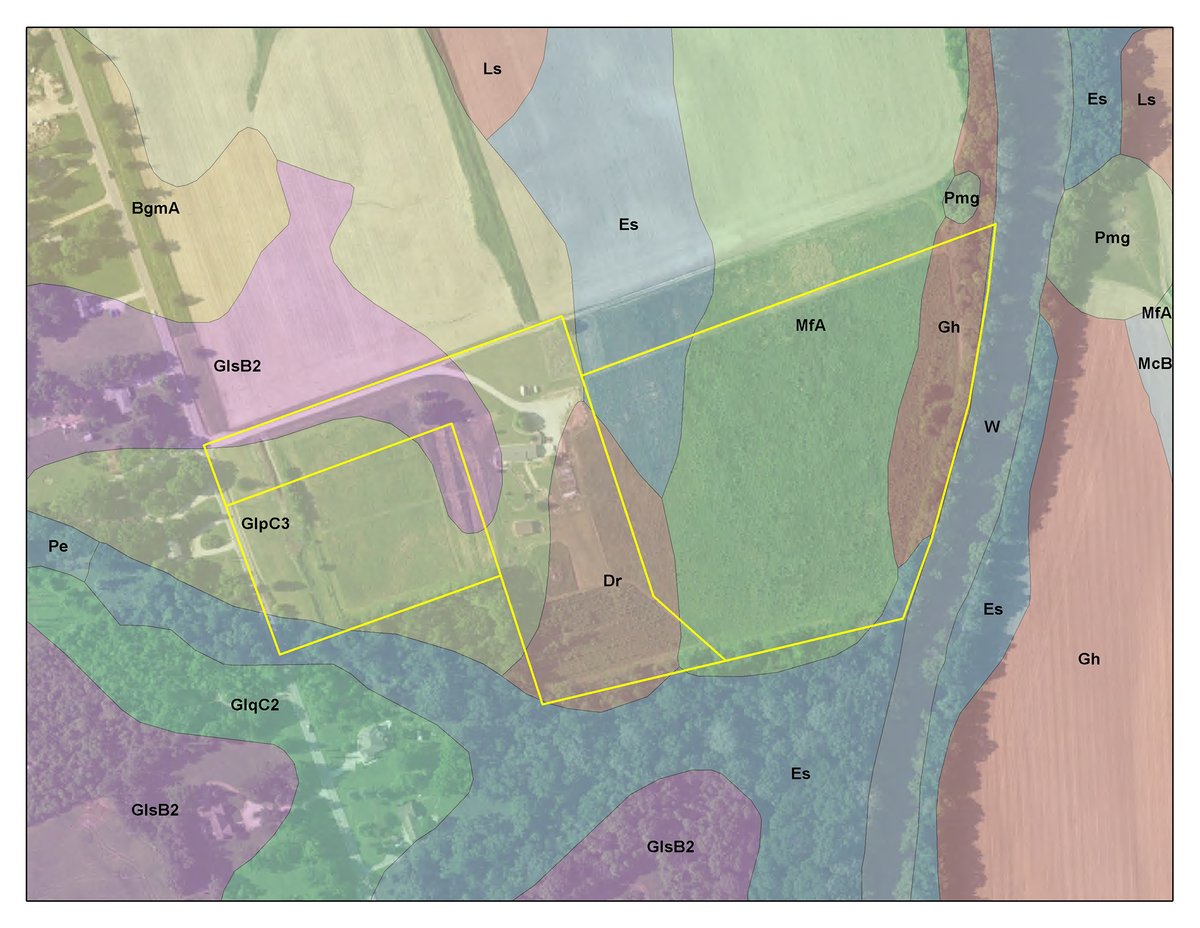 Soil map - REAL ESTATE AUCTION - 26+/- ACRES IN 3 TRACTS IN SOUTHWEST ALLEN COUNTY, INDIANA
