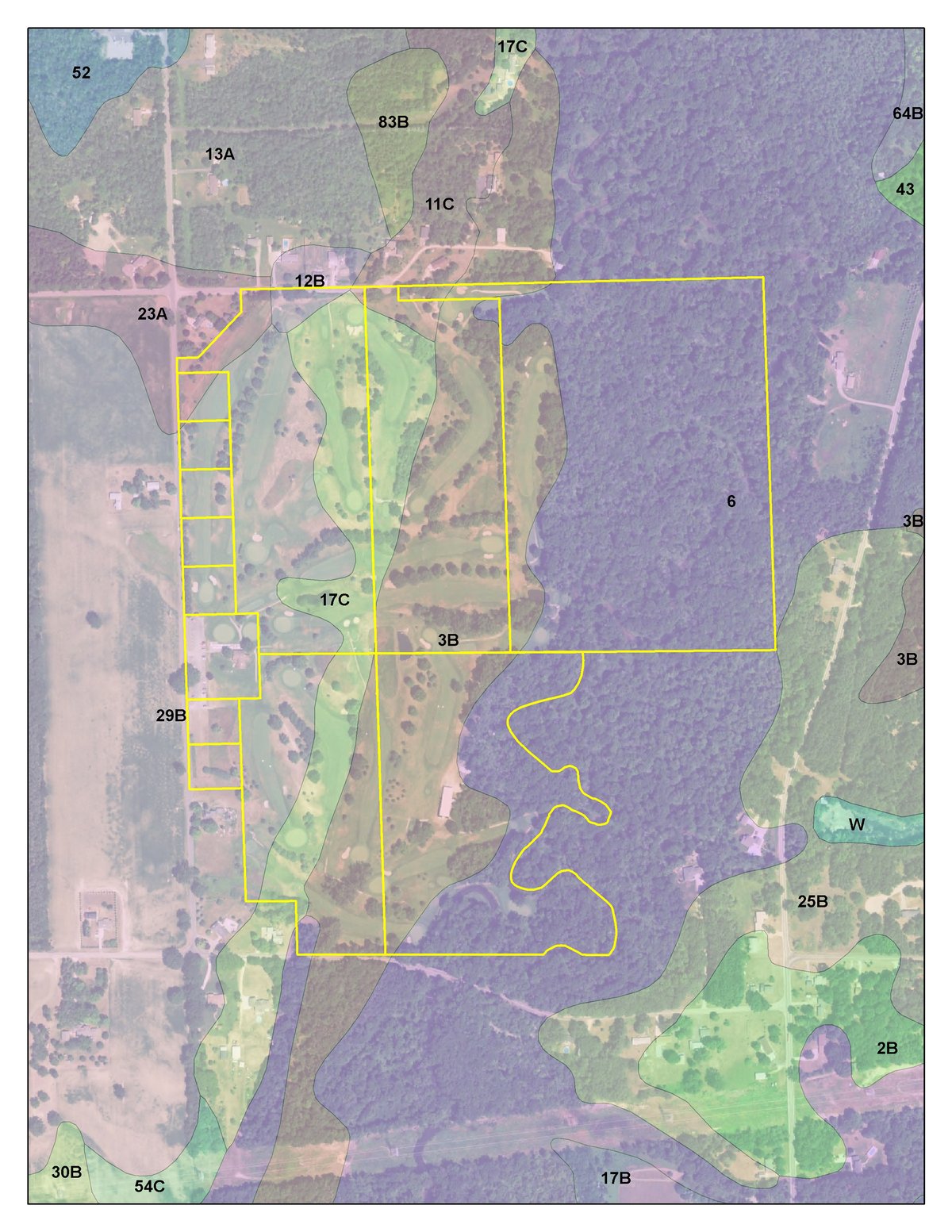 Soil map - ROGUE RIVER GOLF CLUB AUCTION - 144+/- ACRES IN 13 TRACTS IN KENT COUNTY, MICHIGAN