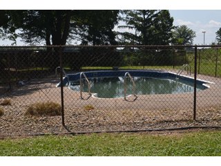 In-ground Pool in Dekalb County, Indiana - FARM AUCTION - 4 BEDROOM HOME, BUILDINGS, 70+/- ACRES OFFERED IN 5 TRACTS IN DEKALB COUNTY, INDIANA