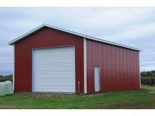 Barn in Van Buren County, Michigan - LAND AUCTION - 300+/- ACRES SPECIALTY CROP - GRAPES AND HOPS - OFFERED IN 8 TRACTS IN VAN BUREN COUNTY, MICHIGAN