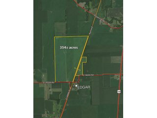 PI Rating of 143 out of possible 147. 
This prime Illinois farm land some of the best in the state.  Must be seen in person to be appreciated.  Capable of producing excellent yields with grain markets just a few miles from the property.  - FOR SALE 354 ACRES