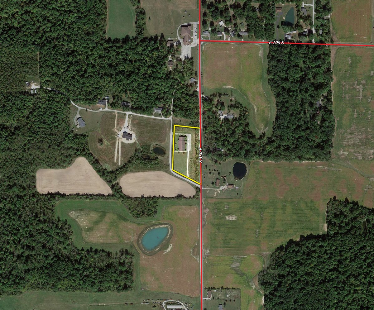 Tract map - SEALED BID AUCTION - 10,000 SQ. FT. BUILDING ON 3.85+/- ACRES IN GRANT COUNTY, INDIANA