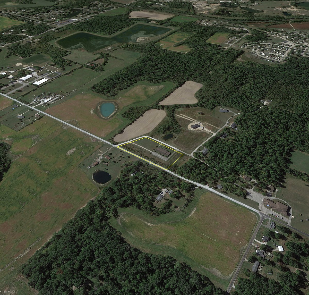 Area map - SEALED BID AUCTION - 10,000 SQ. FT. BUILDING ON 3.85+/- ACRES IN GRANT COUNTY, INDIANA