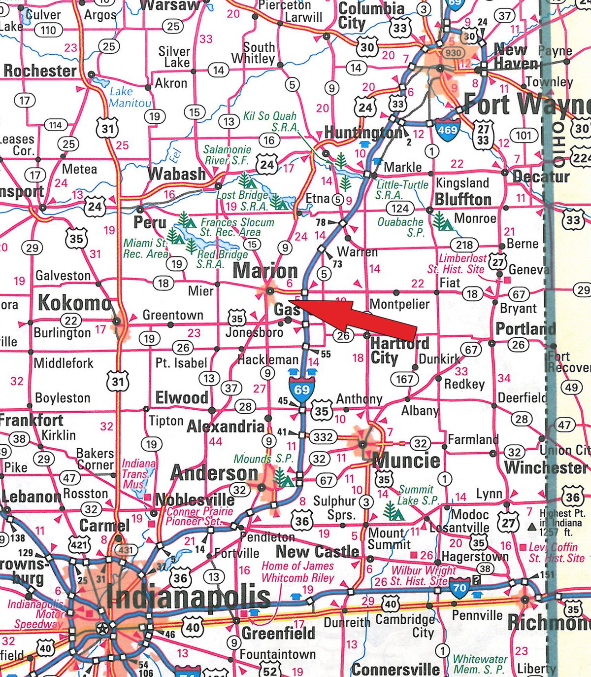 Area map - SEALED BID AUCTION - 10,000 SQ. FT. BUILDING ON 3.85+/- ACRES IN GRANT COUNTY, INDIANA
