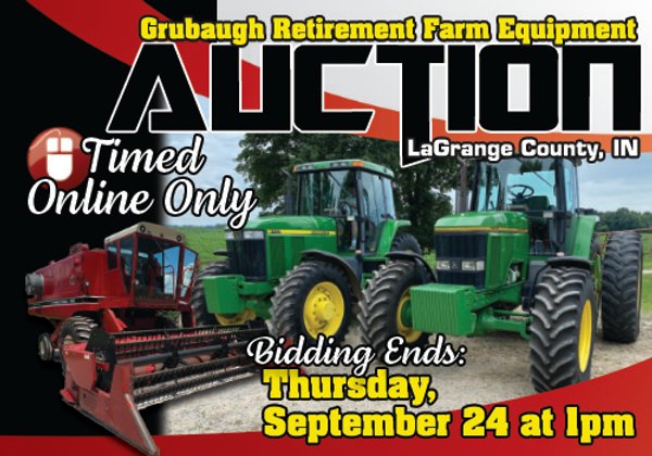 RETIREMENT AUCTION - TIMED ONLINE ONLY FARM EQUIPMENT AUCTION