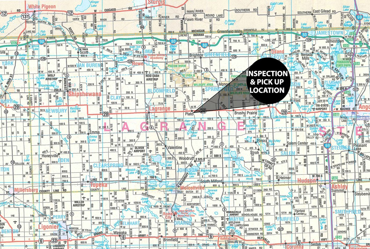 Area map - RETIREMENT AUCTION - TIMED ONLINE ONLY FARM EQUIPMENT AUCTION