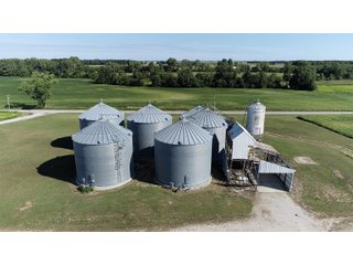 Tract 4 Grain Storage in Cass & White Counties, Indiana - MAJOR LAND AUCTION - 962+/- ACRES OFFERED IN 6 TRACTS IN CASS & WHITE COUNTIES, INDIANA