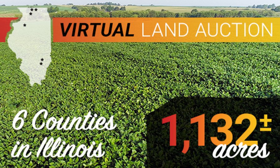 VIRTUAL ILLINOIS LAND AUCTION - 1,132+/- ACRES IN OGLE, BOONE, WINNEBAGO, STARK, CLAY & WAYNE COUNTIES IN ILLINOIS