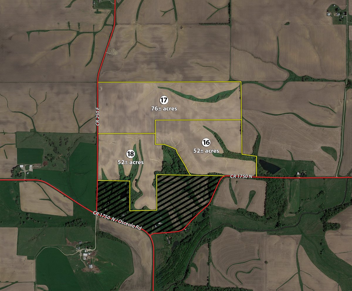 Farm 2: Tracts 16-18 - VIRTUAL ILLINOIS LAND AUCTION - 386+/- ACRES OFFERED IN 7 TRACTS IN STARK COUNTY, ILLINOIS (PART OF AN 1,132+/- ACRE, 21 TRACT AUCTION)
