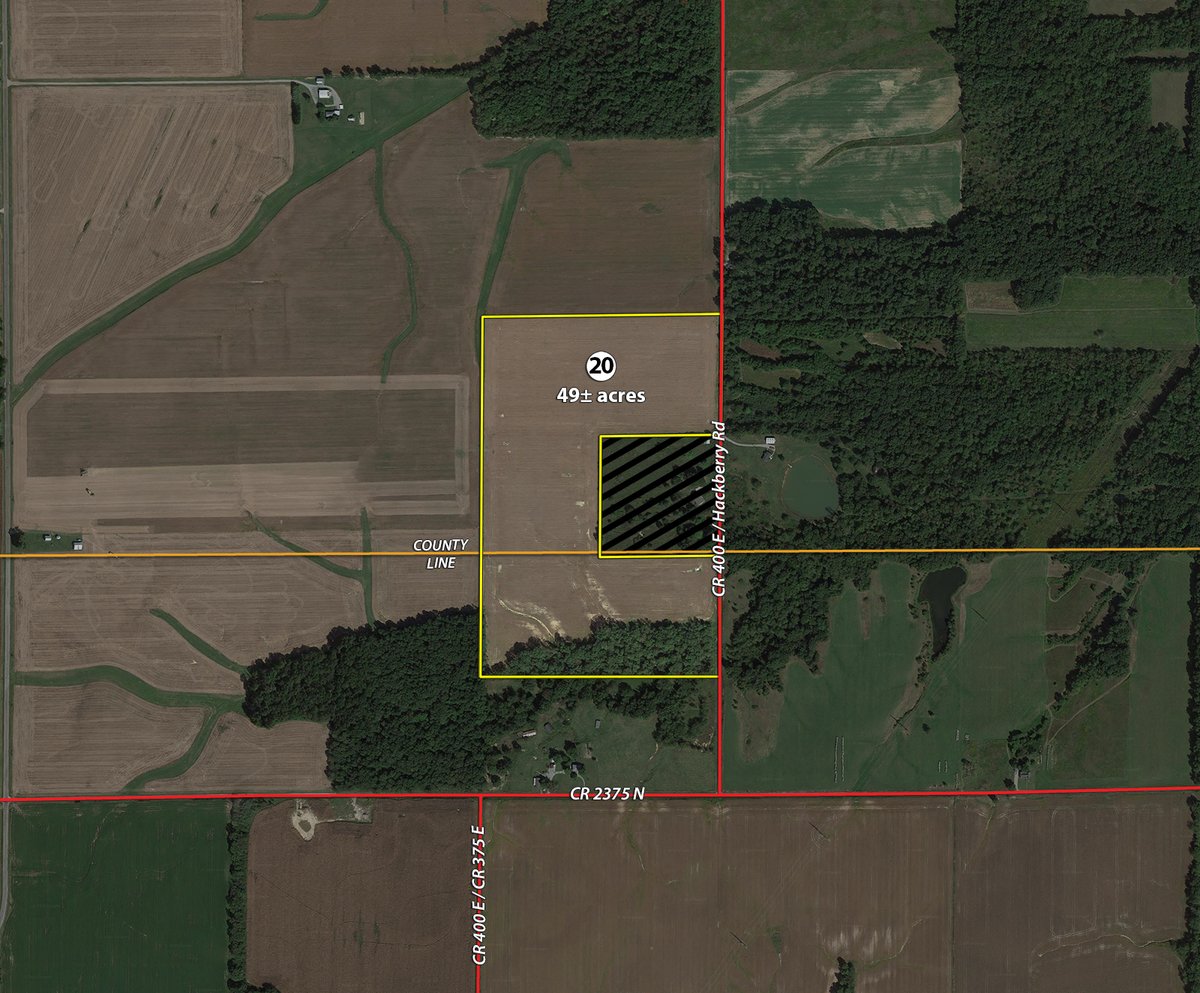 Farm 3: Tract 20 - VIRTUAL ILLINOIS LAND AUCTION - 109+/- ACRES OFFERED IN 3 TRACTS IN CLAY & WAYNE COUNTIES, ILLINOIS (PART OF AN 1,132+/- ACRE, 21 TRACT AUCTION)