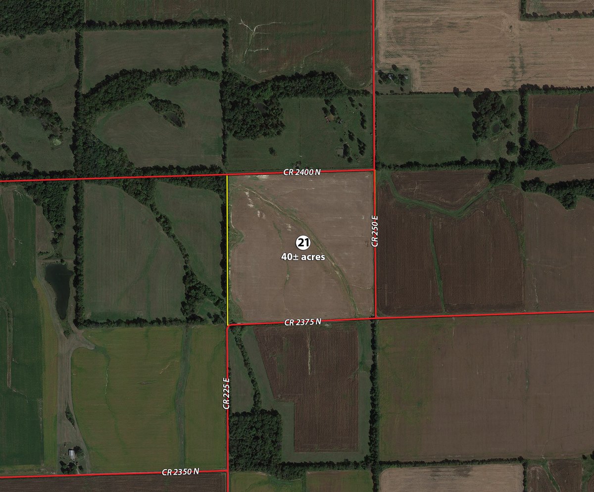 Farm 3: Tract 21 - VIRTUAL ILLINOIS LAND AUCTION - 109+/- ACRES OFFERED IN 3 TRACTS IN CLAY & WAYNE COUNTIES, ILLINOIS (PART OF AN 1,132+/- ACRE, 21 TRACT AUCTION)