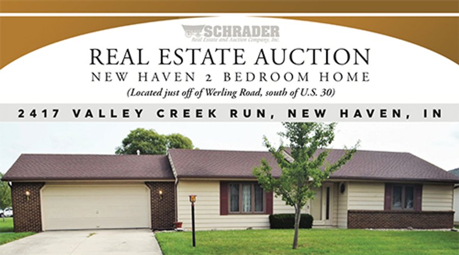 REAL ESTATE AUCTION - 2 BEDROOM HOME IN ALLEN COUNTY, INDIANA