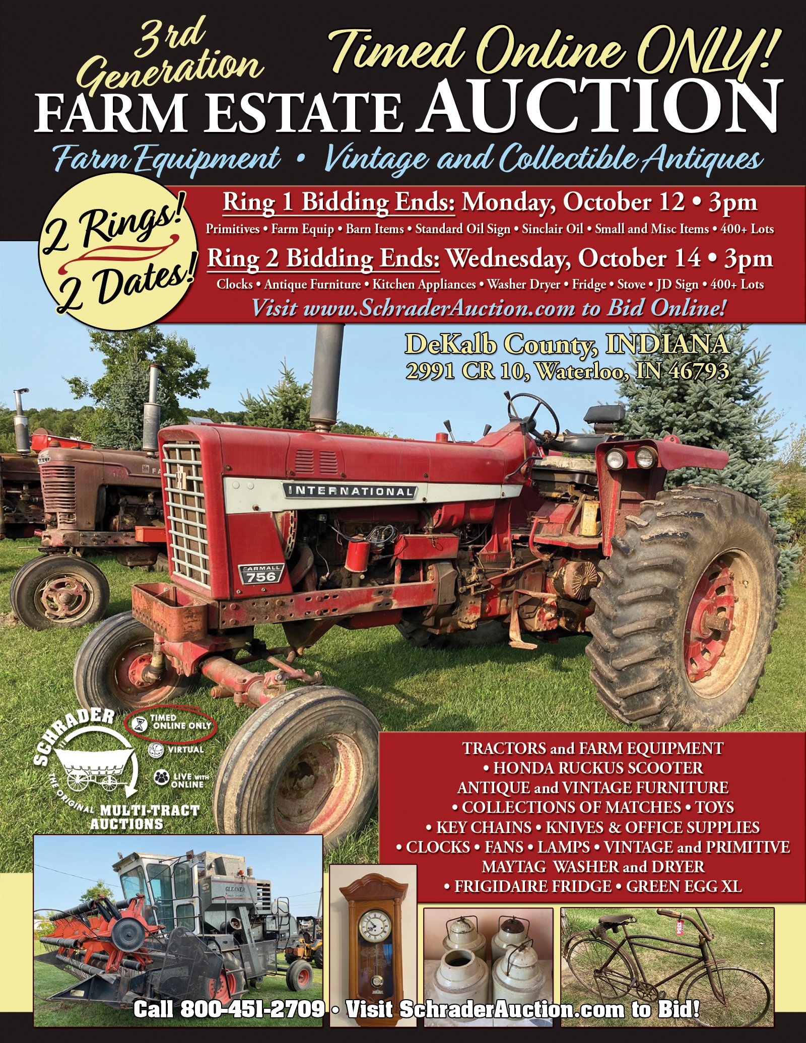 Property photo 638 - TIMED ONLINE ONLY FARM ESTATE AUCTION IN DEKALB COUNTY, INDIANA