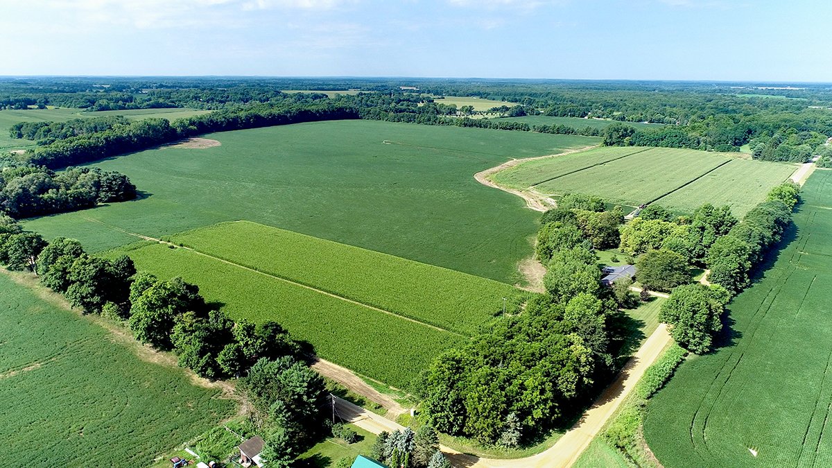 Branch County, Michigan Farmland - VIRTUAL LAND AUCTION - 205.5+/- ACRES OFFERED IN 2 TRACTS AND 2 EQUIPMENT TRACTS IN BRANCH COUNTY, MICHIGAN