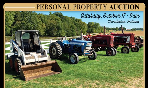 PERSONAL PROPERTY AUCTION IN WHITLEY COUNTY, INDIANA