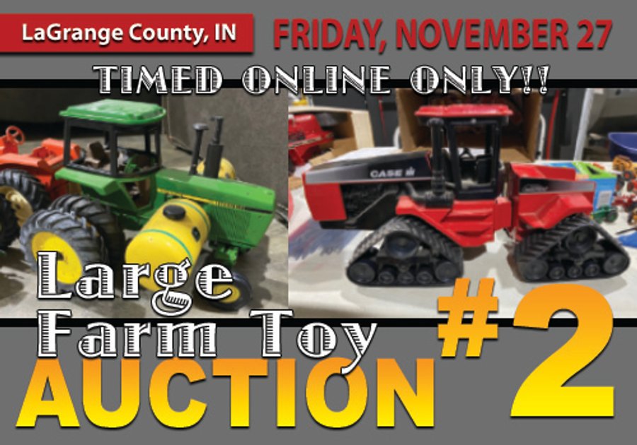 TOY COLLECTION #2 TIMED ONLINE ONLY AUCTION IN LAGRANGE COUNTY, INDIANA