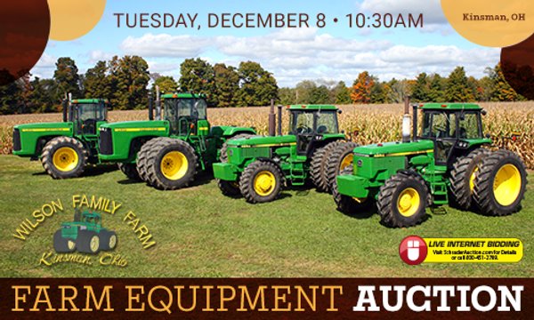 FARM EQUIPMENT AUCTION IN TRUMBULL COUNTY, OHIO