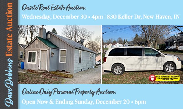 ONLINE ONLY PERSONAL PROPERTY AUCTION IN ALLEN COUNTY, INDIANA