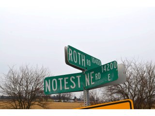 Roadsign in Allen County, Indiana - *** AUCTION RESCHEDULED *** SIMULCAST PHONE BID & ONLINE FARMLAND AUCTION - 62.5+/- ACRES OFFERED IN 4 TRACTS IN ALLEN COUNTY, INDIANA