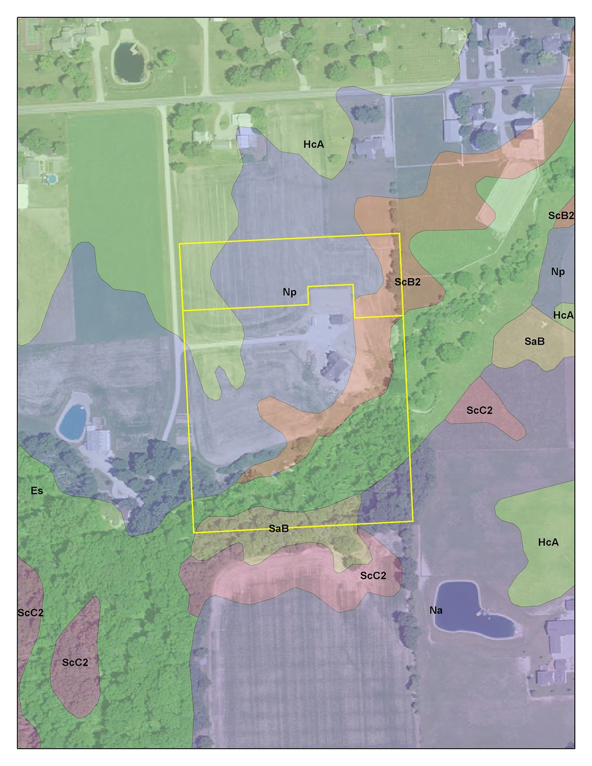 Soil map - REAL ESTATE AUCTION - 13+/- ACRES IN 2 TRACTS IN ALLEN COUNTY, INDIANA