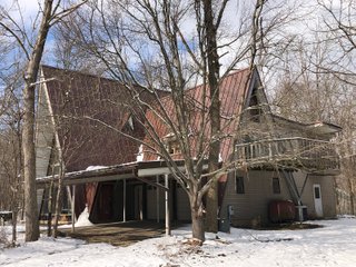 A-Frame House in Preble County, Ohio - *** BIDDING WILL BE VIA PHONE OR INTERNET *** LAND AUCTION - 68+/- ACRES OFFERED IN 2 TRACTS IN PREBLE COUNTY, OHIO