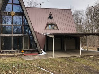 A-Frame House in Preble County, Ohio - *** BIDDING WILL BE VIA PHONE OR INTERNET *** LAND AUCTION - 68+/- ACRES OFFERED IN 2 TRACTS IN PREBLE COUNTY, OHIO