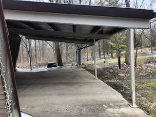 Inside of A-Frame House in Preble County, Ohio - *** BIDDING WILL BE VIA PHONE OR INTERNET *** LAND AUCTION - 68+/- ACRES OFFERED IN 2 TRACTS IN PREBLE COUNTY, OHIO